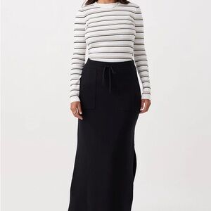 ARCAA Organic Cotton A-Line Skirt - Black